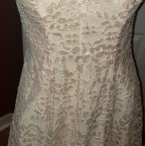 Cachet by Bari Protas lace Prom Dress 1980's - Picture 10 of 16